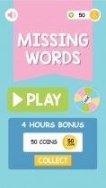 Missing Words - Construct 2 HTML5 Template Screenshot 1