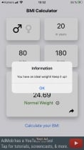 BMI Calculator - React App Template Screenshot 4