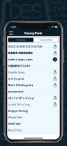 Fancy Stylish Fonts - iOS App Source Code Screenshot 5