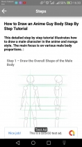 How To Draw Anime - Android App Source Code Screenshot 2