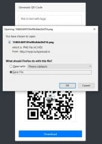 QR-code generator PHP Screenshot 4