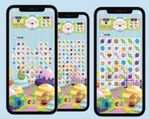 Candy Match 3 Game Assets Graphics Screenshot 2