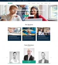 AC BIZ - Multipurpose and Business Website CMS Screenshot 1