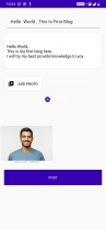 BlogApp - Android Source Code  Screenshot 3