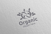 Infinity Natural and Organic Logo design template Screenshot 3