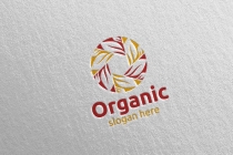 Infinity Natural and Organic Logo design template Screenshot 1