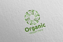 Infinity Natural and Organic Logo design template Screenshot 5