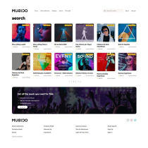 Musico - Premium Music Download Site HTML Template Screenshot 3