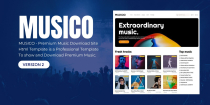 Musico - Premium Music Download Site HTML Template Screenshot 5