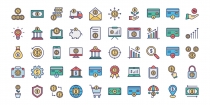 Banking And Finance Vector Icons Screenshot 2