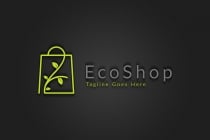 Eco Shop Logo Template Screenshot 2