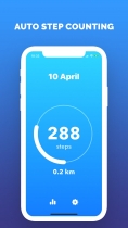 Pedometer - Step Counter iOS Template Screenshot 1