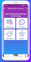 Whatsapp Manager Android App Source Code Screenshot 1