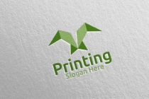 Fly Printing Company Logo Design Screenshot 4