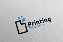 Paper Printing Company Logo Screenshot 1