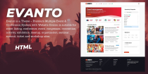 Evanto - Event HTML Website Template Screenshot 4