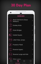 Women Workout - Android App Template Screenshot 2