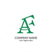 Letter AF Logo Screenshot 3