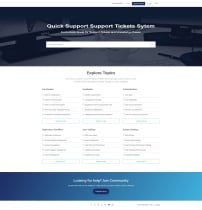 Quick Support Tickets System And Knowledge Base Screenshot 1