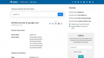 Dekho - Domain WHOIS and DNS Lookup PHP Script Screenshot 3