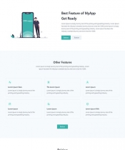 MyApp Landing Page Screenshot 3