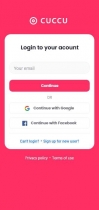 Cucu Login And Signup UI Kit Screenshot 1