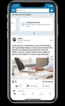 Ionic 5 LinkedIn Clone Template Screenshot 7