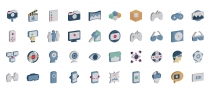 440 Virtual Reality Vector icons Screenshot 2