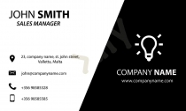 Clean Business Card Template Screenshot 1