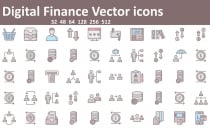  Digital Finance Vector icons Screenshot 3