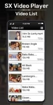 SX Video Player - Android App Source Code Screenshot 1