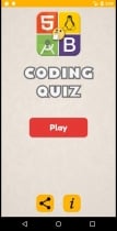 Coding Quiz  - Android App Source Code Screenshot 3