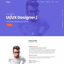 One Page HTML 5 Progressive Webview Theme Screenshot 1