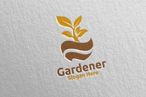 Global Botanical Gardener Logo Design Screenshot 1