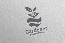 Global Botanical Gardener Logo Design Screenshot 3