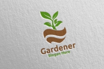 Global Botanical Gardener Logo Design Screenshot 4