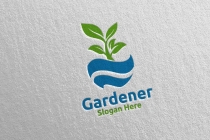 Global Botanical Gardener Logo Design Screenshot 5