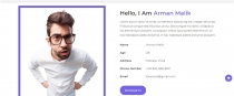 Arman Personal Portfolio Template Screenshot 2