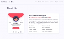 Personal Portfolio CV Resume HTML Template Screenshot 11