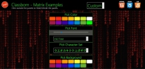 Classborn Javascript Matrix FX Plugin Screenshot 6