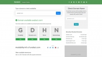 DomainAv - Domain Availability Checker PHP Script Screenshot 4