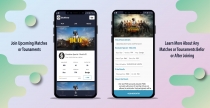 PUBG Tournament App with Prize Pool Concept Screenshot 1
