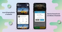 PUBG Tournament App with Prize Pool Concept Screenshot 2
