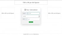 GST Tax Calculator with Jquery and Ajax Screenshot 1