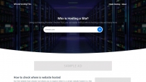WhoIsHostingThis - Hosting Checker PHP Script Screenshot 1