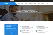 Fiscal Multipurpose Responsive HTML5 Template Screenshot 1