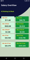 Salary Calculator - Android App Source Code Screenshot 5