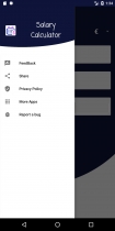 Salary Calculator - Android App Source Code Screenshot 6