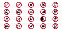 100 Forbidden Signs - Icons Screenshot 1