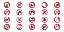 100 Forbidden Signs - Icons Screenshot 2